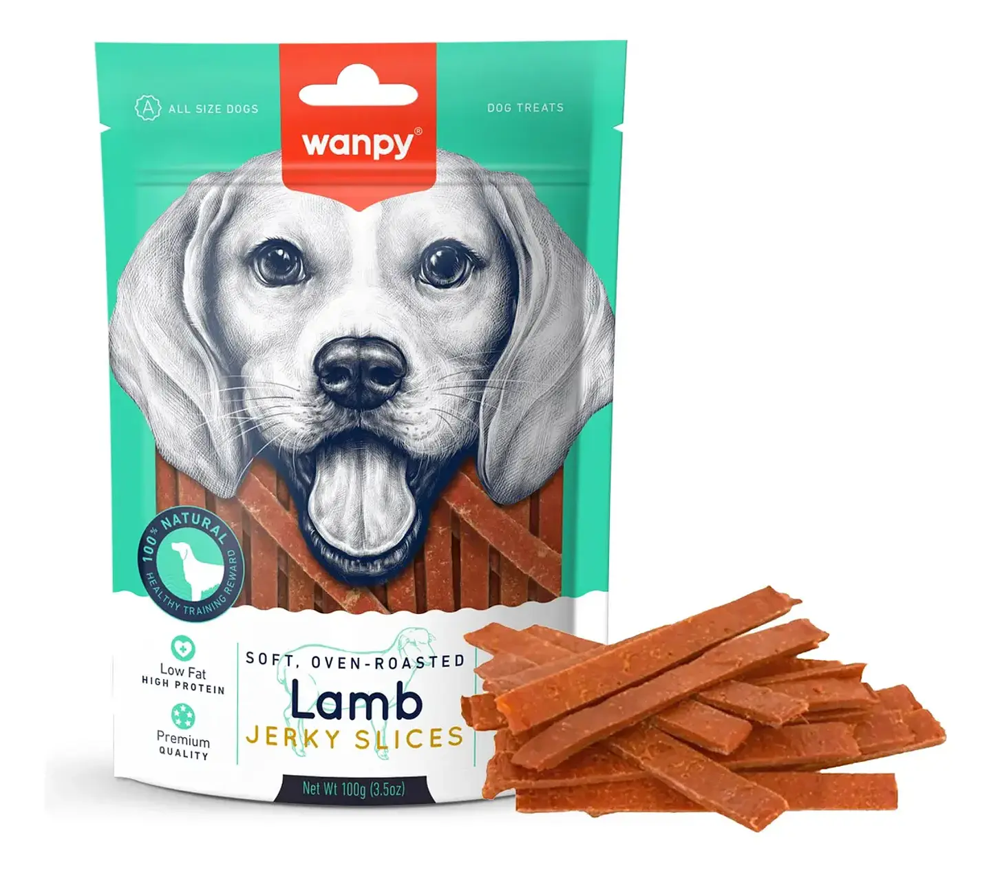 Wanpy Snacks De Cordero para Perros 100 Gr 2