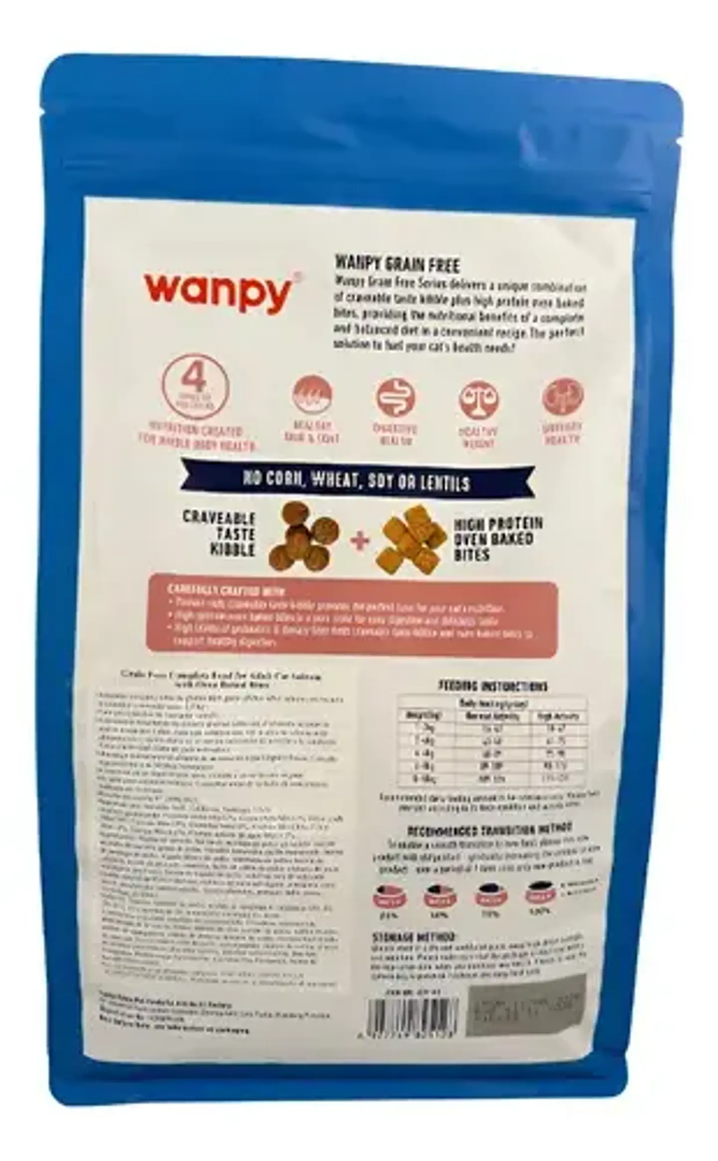 Wanpy Gato Adulto Salmón 1.5kg Alimento Seco Grain Free 2