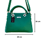 cartera fiore verde esmeralda - Miniatura 6