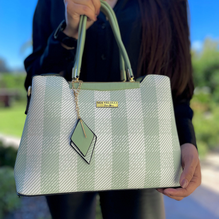 cartera bella verde  1