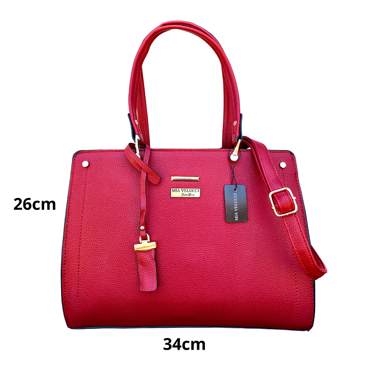 Cartera Grand Lusso Roja 6
