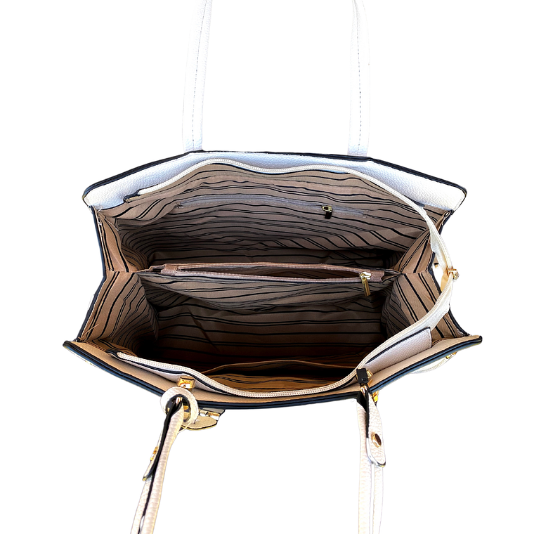 Cartera Grand Lusso Blanca 7