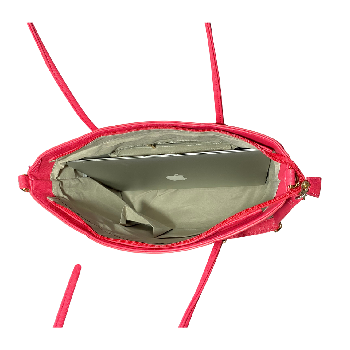 Cartera Tote Alleri Grande Rosa (capacidad para Pc) 8