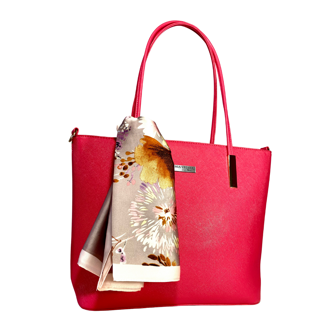 Cartera Tote Alleri Grande Rosa (capacidad para Pc) 6