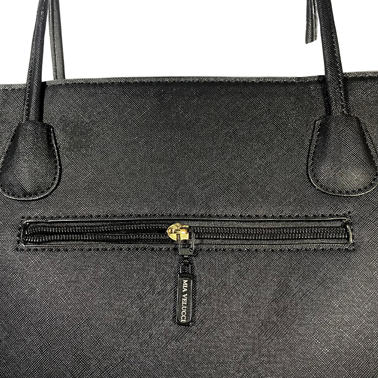 Cartera Tote Alleri Grande Negro (capacidad para Pc) 4