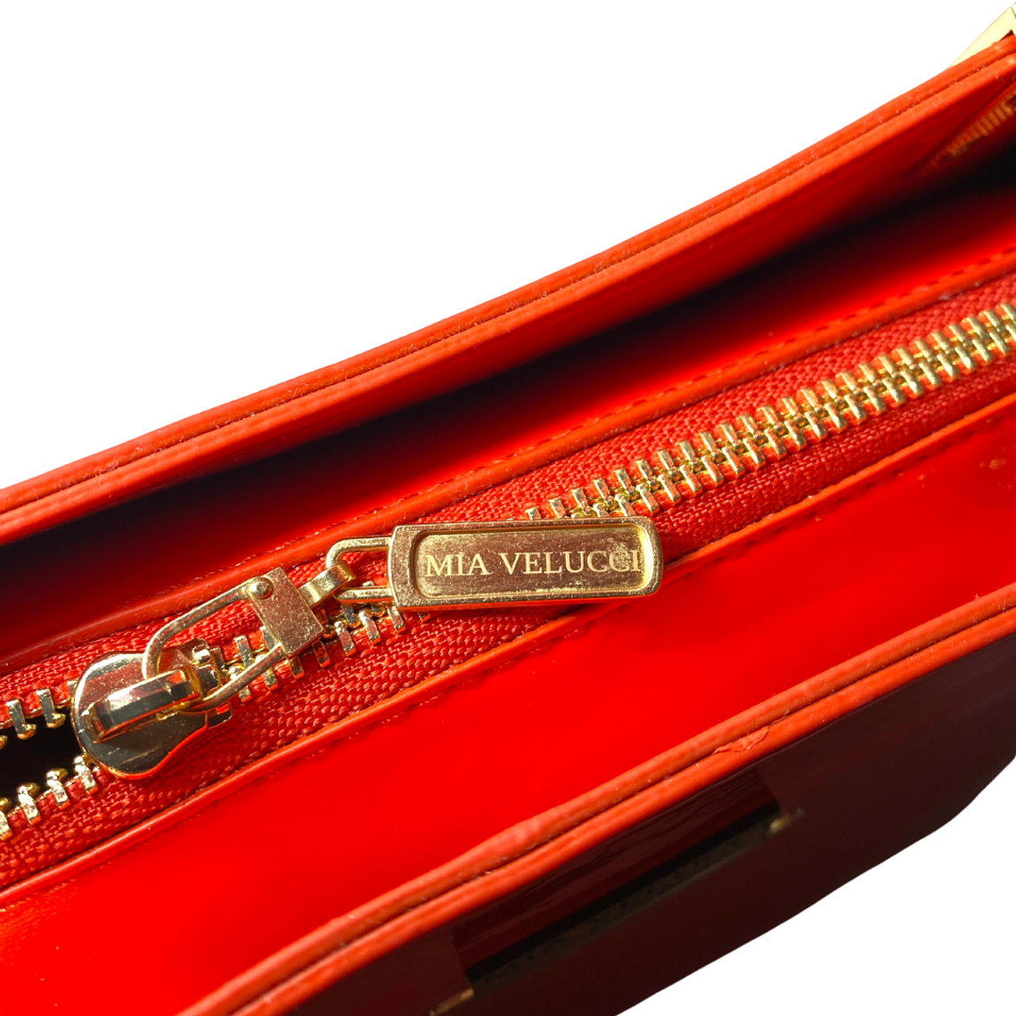 Cartera Vittoria Charol Rojo 4