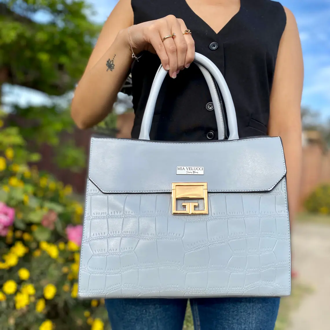 Cartera Firenze Celeste 6