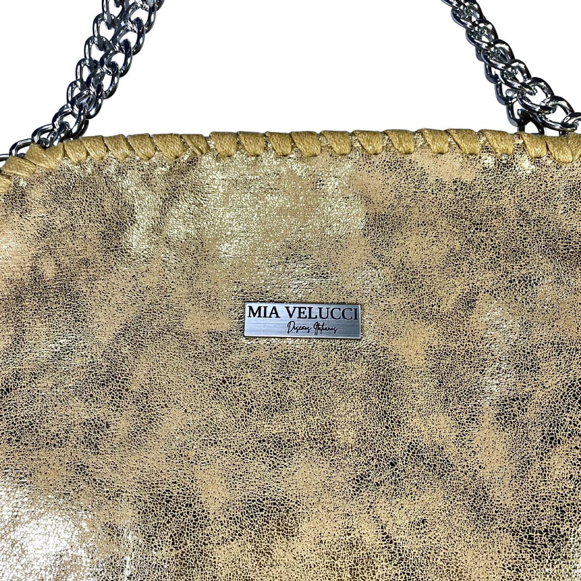 Cartera Venezia Dorado 2