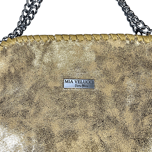 Cartera Venezia Dorado