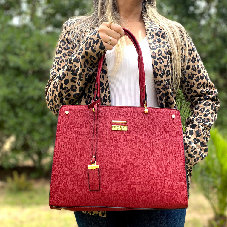 Cartera Grand Lusso Roja 7