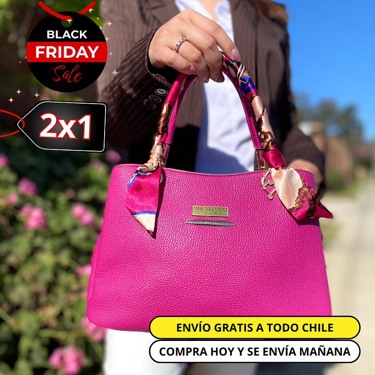 Cartera vittoria fucsia 1