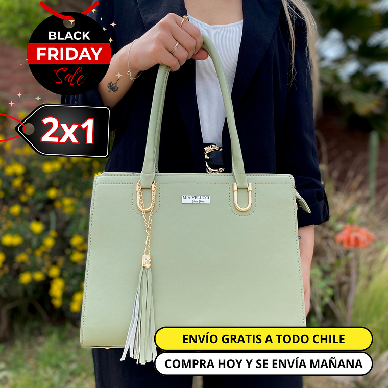 Cartera Giada Verde  1