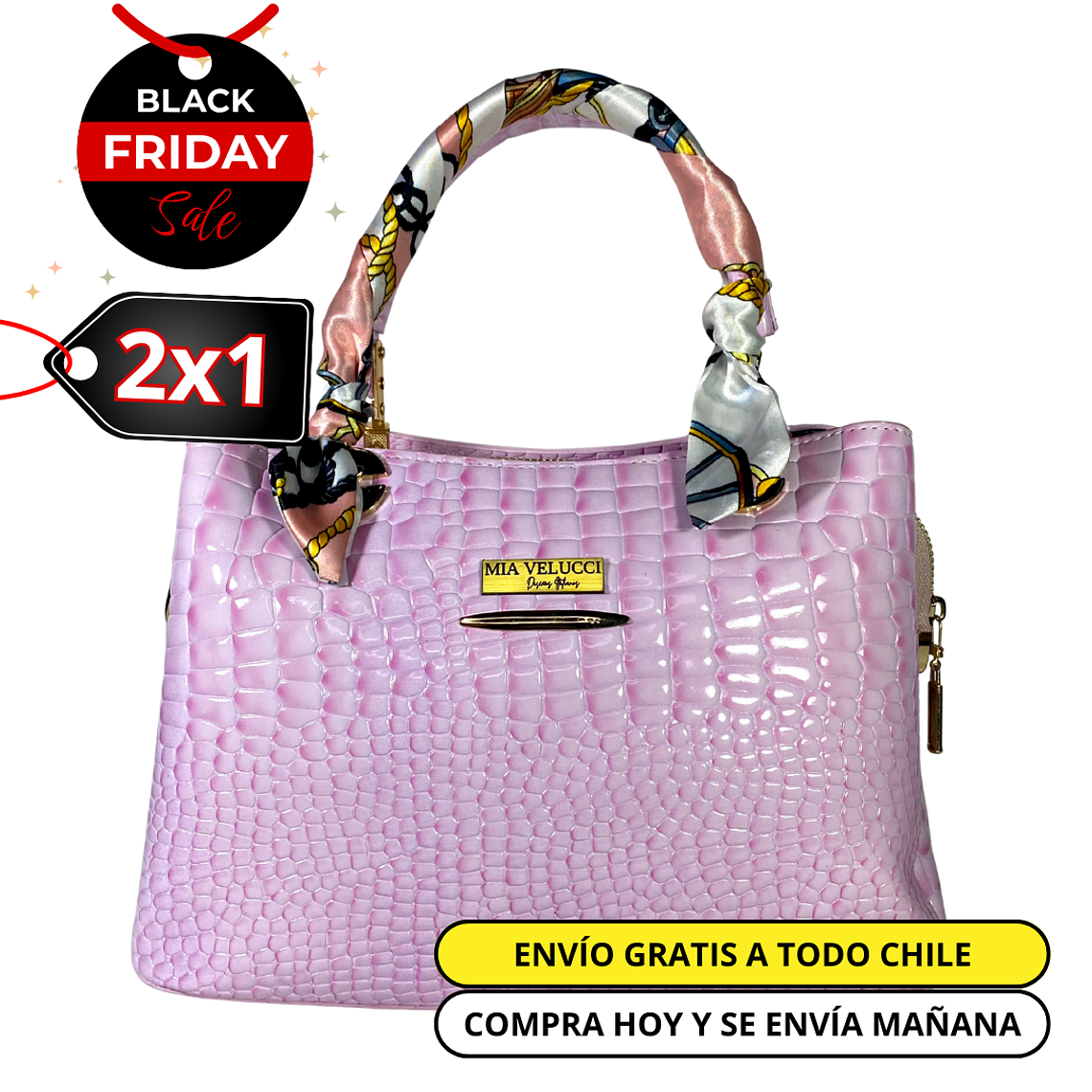 Cartera Vittoria Rosa 1