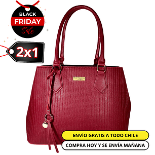 Cartera Siena Rojo vino