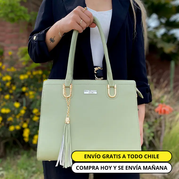 Cartera Giada Verde  1