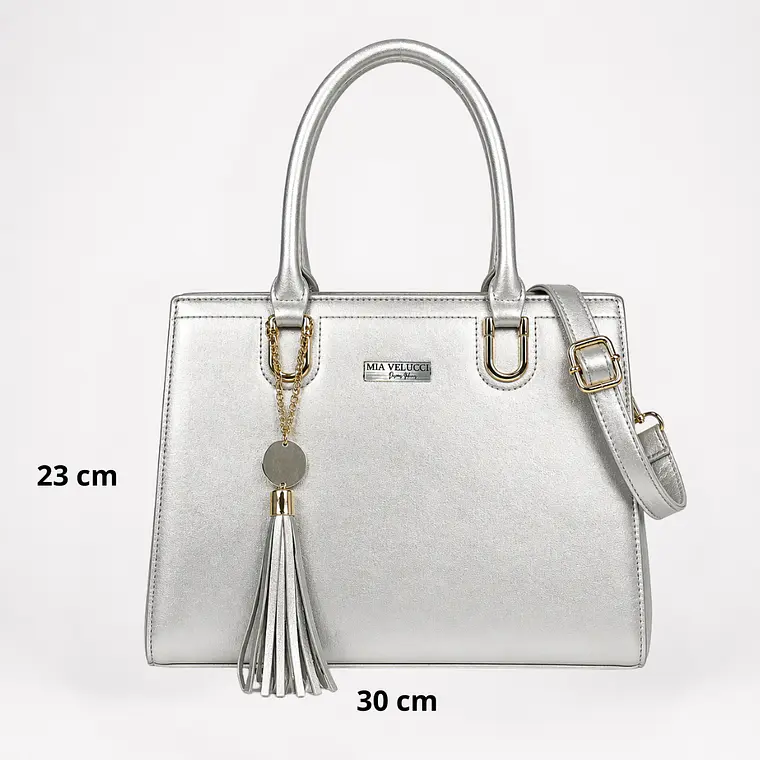 Cartera Giada Plateada 9