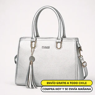 Cartera Giada Plateada