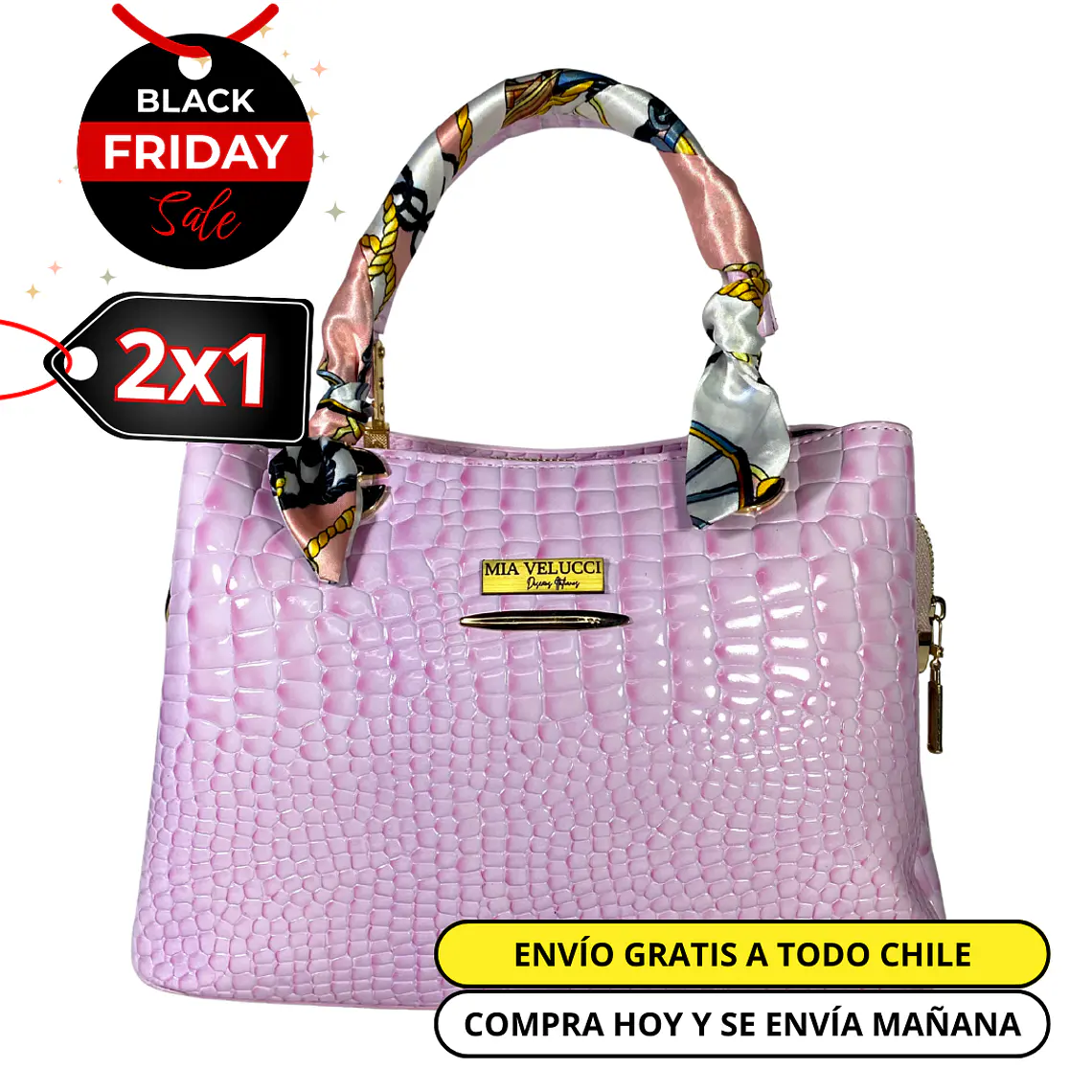 Cartera Vittoria Rosa 1