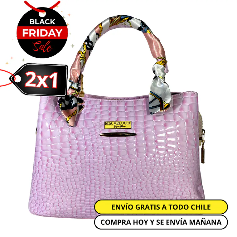 Cartera Vittoria Rosa 1