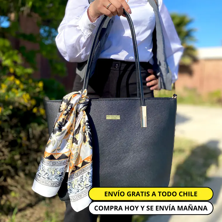 Cartera Tote Alleri Negra 1