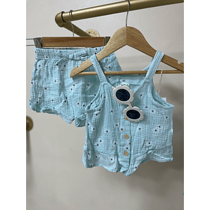 conjunto + lentes de sol 