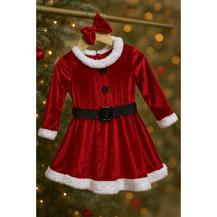 Vestido navideño - Cinturón 