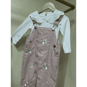 Jardinera pantalón + polera vintage 