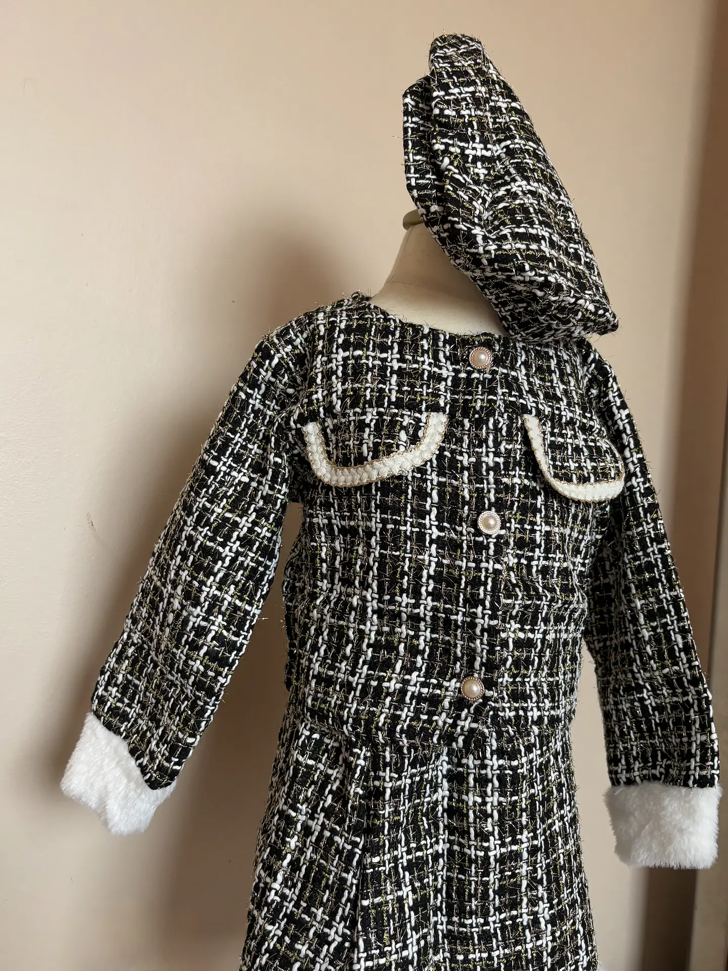 Conjunto Tweed 3 Piezas - Negro 3
