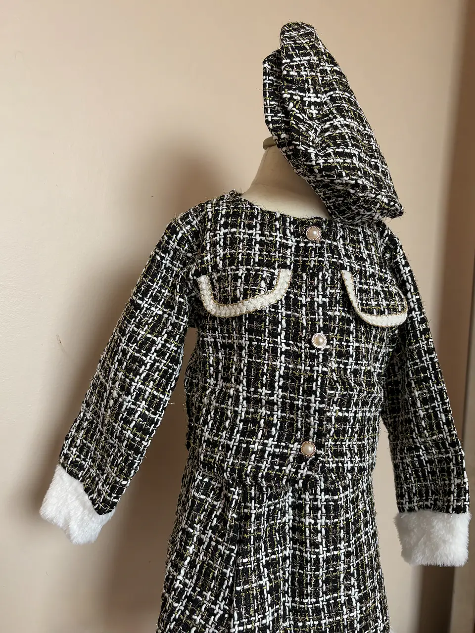 Conjunto Tweed 3 Piezas - Negro 3
