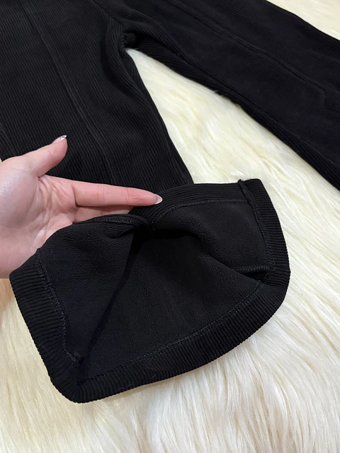 Pantalón Forrado - Negro 
