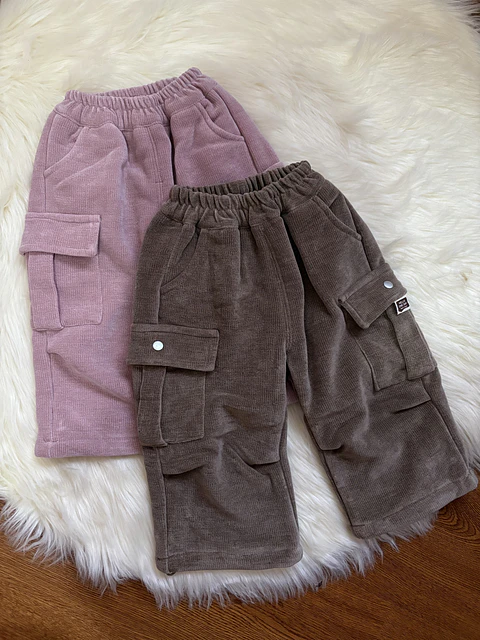 Pantalón Cargo - Forrado Marrón 