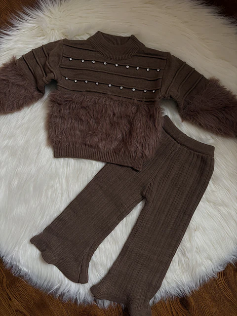 Conjunto Lanilla - Exclusivo Marrón 