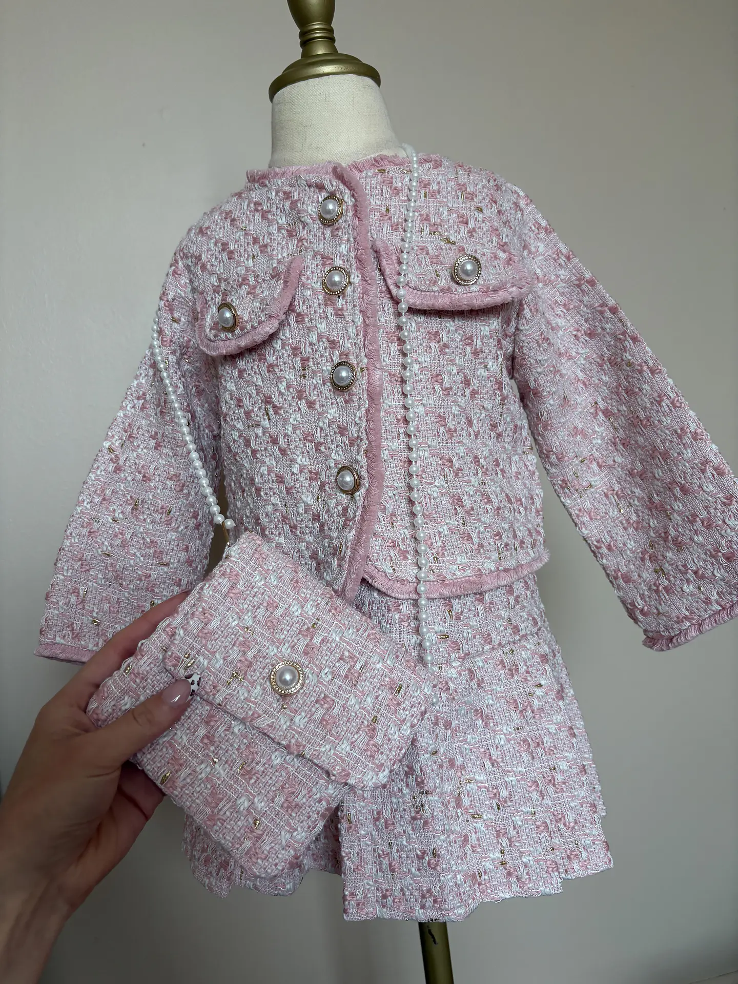 Conjunto Exclusivo - 3 Piezas Rosa 3