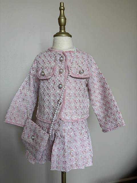 Conjunto Exclusivo - 3 Piezas Rosa