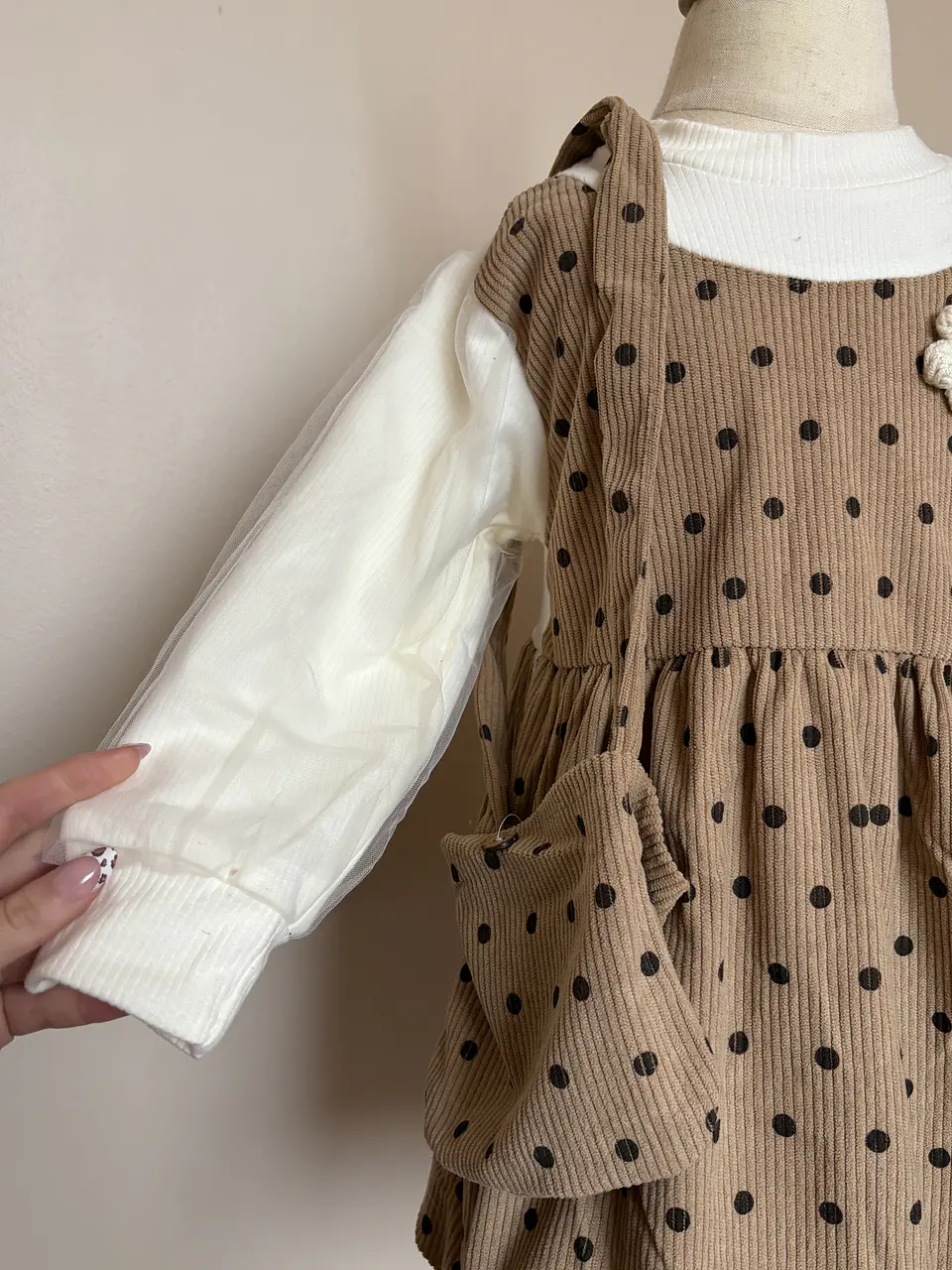 Vestido Beige - Cartera  3