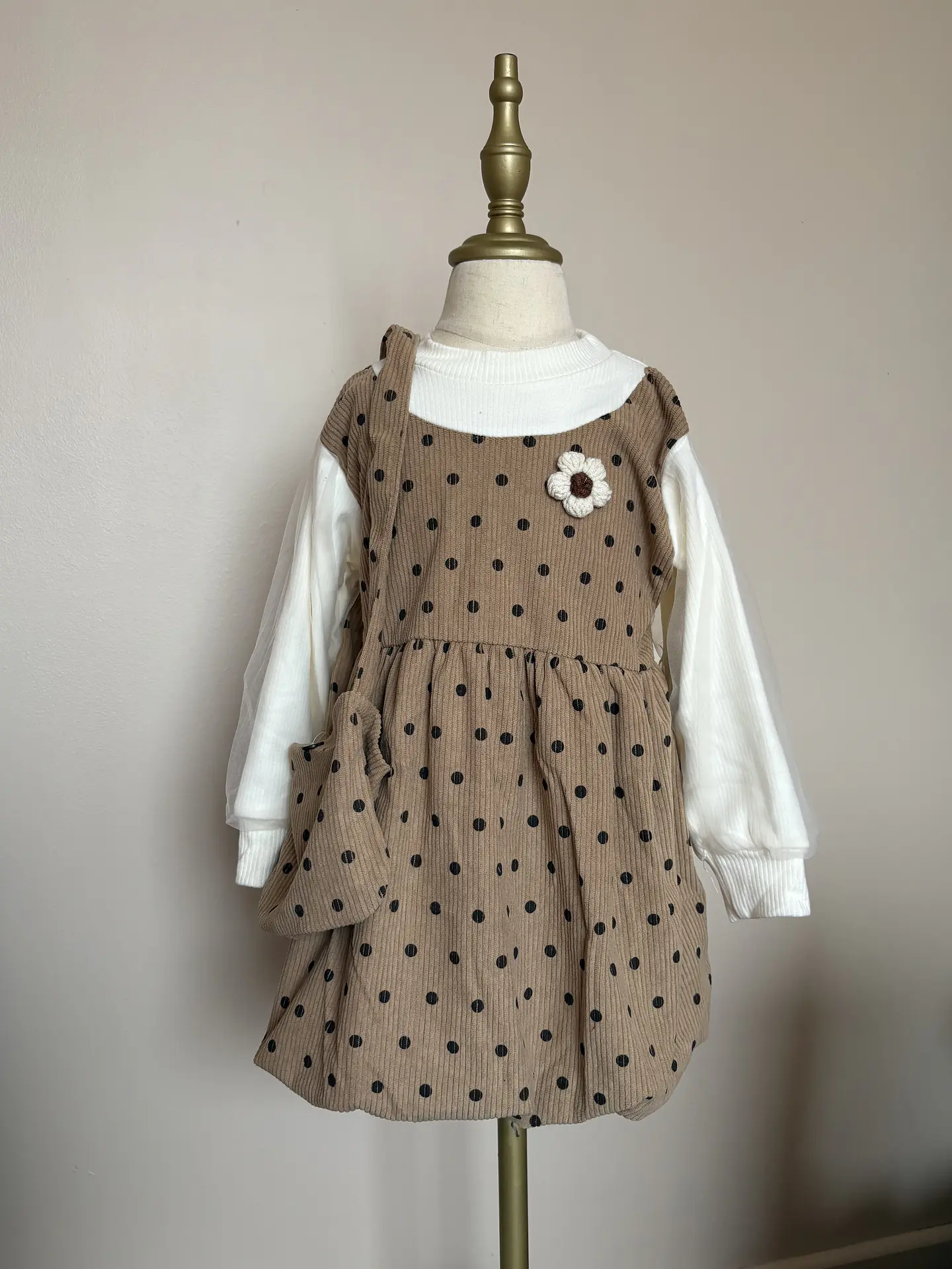 Vestido Beige - Cartera  2