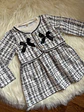 Vestido Tweed - Blanco  - Miniatura 2