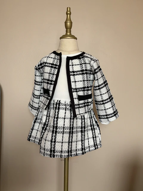 Vestido - Blazer Blanco 