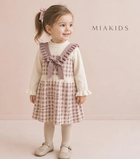 Vestido Lanilla - Lila