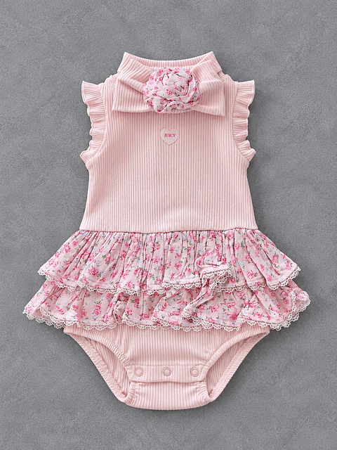 Juicy vestido/body mas cintillo