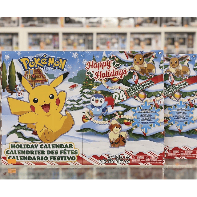 Calendario festivo POKEMON 
