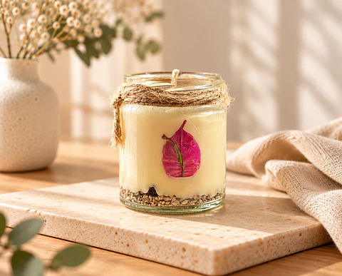 Vela aromática de soja 