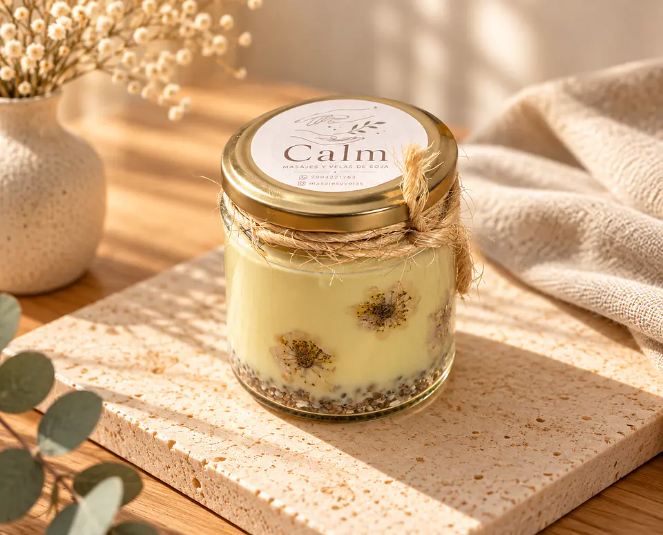 Vela aromática de soja  3