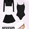 Set OXFORD - Conjunto maillot alça fina, saia e casaco -  Envio em 48h! 2