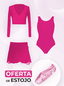 Set CHELSEA - Conjunto maillot alça larga, saia e casaco | BLACK FRIDAY