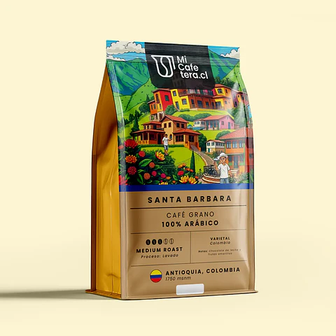 Café en grano "MiCafetera.cl - Santa Barbara" 250 gr
