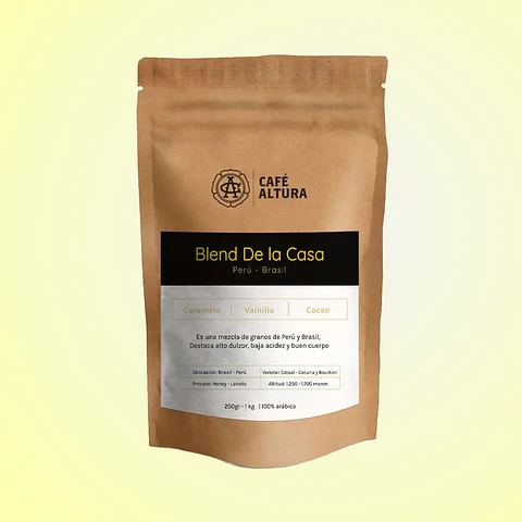 Café en grano "Café Altura - Blend de la Casa" 250 gr