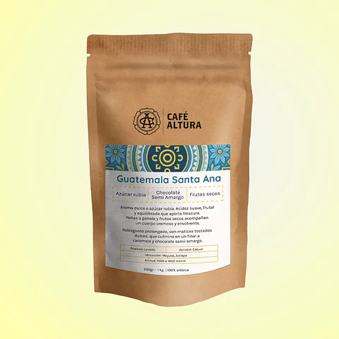 Café en grano "Café Altura - Guatemala Santa Ana" 250 gr