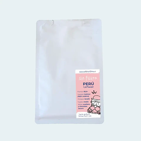 Café en grano "Café Sin Filtro - Perú" 250 gr