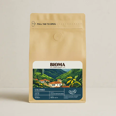 Café en grano "Café Bioma - Colombia" 250 gr